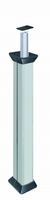 Колонна Connect односторонняя CIMA, с телескопическим упором 715 (125)х1095 (164) мм, 3 м, SC, алюм-графит - ALC3100-8-14 Simon под выдвигающийся в до 3м цена, купить