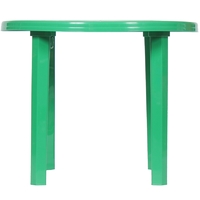 Стол садовый круглый 85.5x85.5х71.5 см пластик зеленый ТУБА-ДУБА