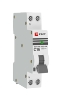 Выключатель автоматический дифференциального тока АВДТ-63М 1п+N 16А C 30мА тип AС (1 мод) PROxima (электронный,) | DA63M-16-30 EKF