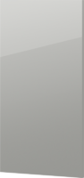 Аша грей 37x77 см ЛДСП цвет светло-серый Фальшпанель для шкафа Delinia ID