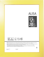 Рамка Alisa, 15x20 см, цвет желтый