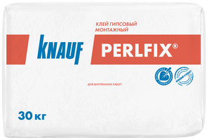 Клей гипсовый монтажный Knauf Перлфикс, 30 кг аналоги, замены