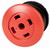 Головка кнопки грибовидная, без фиксации, пустая, цвет красный, черное лицевое кольцо, M22S-DP-R-X - 216733 EATON
