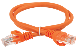 Коммутационный шнур (патч-корд), кат.5Е UTP, 0,5м, оранжевый | PC07-C5EU-05M ITK IEK (ИЭК) Патч-корд 5е PVC купить в Москве по низкой цене