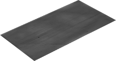Лист декоративный ПВЛ TR10 0.8х250х500 мм, алюминий, цвет чёрный ПИЛОТ ПРО