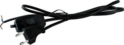 Кабель сетевой S-LRBK с угловой вилкой+выкл. 1.5м черн. Volsten 9351 купить в Москве по низкой цене