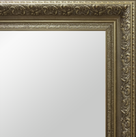 Зеркало Верона серебро 50х70 см