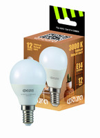 Лампа светодиодная FLL- G45 12w E14 3000K 230/50 ФАZA | .5038561 Jazzway LED шар 5038561 купить в Москве по низкой цене