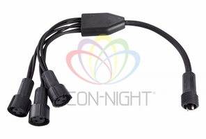Разветвитель для светодиодных гирлянд (1вход, 3 выхода) Professional | 315-403 NEON-NIGHT 1 вход/3 IP54 аналоги, замены