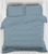 Комплект постельного белья Melissa полутораспальный сатин серо-голубой