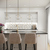 Декоративная кухонная панель Delicate Amber 300x60x0.4 см алюминий цвет белый