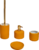 Стакан для зубных щеток Аквалиния Сиена CE2411AA-TB керамика цвет горчичный