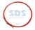 Протяжка кабельная (мини УЗК в бухте), стеклопруток, d=3,5 мм, 3 м красная | 47-1003 SDS REXANT