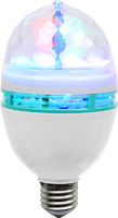 Лампа светодиодная «Диско» 3 LED E27 мультисвет BALANCE аналоги, замены