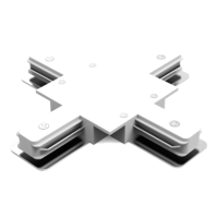 Коннектор для встраиваемого шинопровода Gauss X-образный цвет белый аналоги, замены