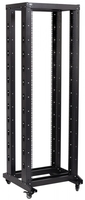 Стойка двухрамная ITK 19 дюймов 42 юнита 600x600 на роликах черная - LF05-42U66-2R IEK (ИЭК) мм цена, купить