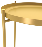 Столик кофейный Sheffilton 52x37.2 см цвет золото
