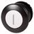 Головка кнопки грибовидная, с фиксацией, цвет белый, черное лицевое кольцо, M22S-DRP-W-X1 - 216758 EATON