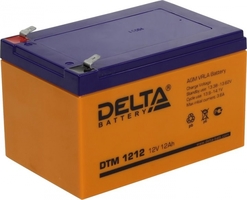 Аккумулятор 12В 12А.ч Delta DTM 1212 купить в Москве по низкой цене