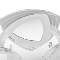 Потолочная люстра Jlight Zeta 5574/110C с пультом управления, 12 м², регулируемый белый свет, цвет