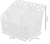 Органайзер настольный 19.5x16x14.6 см 2.4 л полипропилен цвет белый БЫТПЛАСТ
