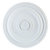 Розетка потолочная полиуретан Decomaster DM-0402 белая диаметр 40.3 см