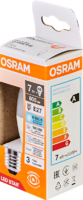 Лампа светодиодная Osram свеча 7Вт 600Лм E27 холодный белый свет