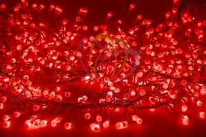 Гирлянда мишура LED 6м 576LED красный NEON-NIGHT 303-612 прозр 35Вт 220В IP20 6 м ПВХ диодов цвет купить в Москве по низкой цене