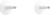 Полотенцесушитель водяной с полкой Сунержа ВПС-51П 60x50 мм, нержавеющая сталь, 3/4&quot; цвет белый