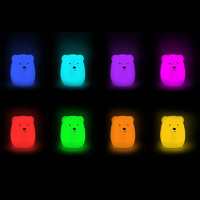 Светильник детский Rombica LED Bear, RGB свет, цвет белый