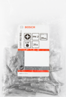 Бита крестовая Bosch Extra Hard 2607002503 PH2x49 мм 25 шт.