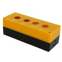Корпус КП104 пластиковый 4 кнопки желтый EKF PROxima | cpb-104-o купить в Москве по низкой цене