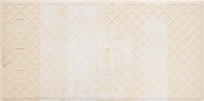 Декор настенный Наоми 19.8x39.8 см матовый цвет белый