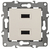 Устройство зарядное USB 12-4110-02 , 5В-2100мА, слоновая кость (6/60/1920) |Б0027492 | ЭРА (Энергия света)