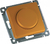 Светорегулятор (диммер) скрытой установки, поворотно-нажимного типа, механизм, цвет золото | ДС-315-472-07 HEGEL