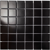 Мозаика керамическая StarMosaic Homework Black Matt 30.6x30.6 см цвет черный SMART MOSAIC аналоги, замены