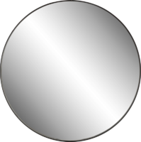 Зеркало Ferro Ø55 см цвет чёрный МАРТ