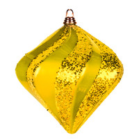 Елочная фигура "Алмаз", 15 см, цвет золотой | 502-161 NEON-NIGHT