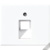 Крышка для одинарной телефонной и компьютерной розетоки UAE черная JUNG SL569-1UASW
