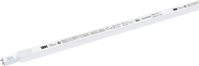 Лампа светодиодная LED 18вт G13 белый установка возможна после демонтажа ПРА ECO - LLE-T8-18-230-40-G13 IEK (ИЭК)