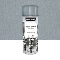 Грунт-эмаль аэрозольная по ржавчине Luxens молотковая цвет серебристо-серый 520 мл аналоги, замены