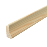 Багетный погонаж деревянный сращенный тип 1 19х39х2200 мм хвоя Экстра