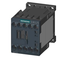 Контактор 3п AC-3 3кВт/400В блок-контакты 1НО ном напряжение управления 24В 50/60 Гц типоразмер S00 винтовые клеммы Siemens 3RT2015-1AB01 аналоги, замены