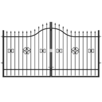 Ворота Аврора 3.6х2.0 м с регулируемыми петлями МЕТАЛЛПРОЕКТ