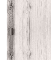 Дверь межкомнатная Амелия глухая ПВХ ламинация цвет рустик серый 70х200 см (с замком и петлями) МАРИО РИОЛИ