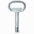 Ключи для металлических вставок замков - с треугольным выступом 6,5 мм | 036539 Legrand