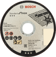 Диск отрезной по нержавеющей стали Bosch 2608603170 115x22.2x1.6 мм