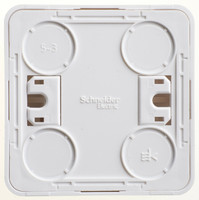 Выключатель кнопочный 1-кл. ОП Этюд 10А IP20 с самовозвратом бел. SchE KA10-001B Schneider Electric
