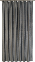 Штора на ленте «Печать Бархат» 200x270 см цвет серый AMORE MIO аналоги, замены
