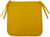 Галета с завязками 38х38 см цвет жёлтый